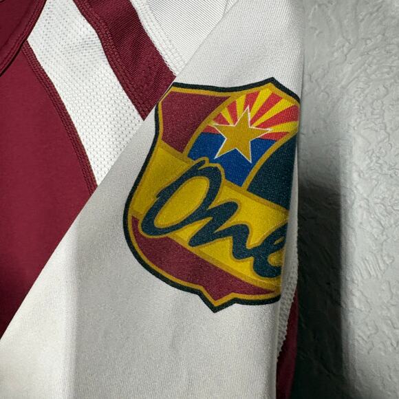 Nike Club One Athletic Jersey Long Sleeve Sport Cool Down Burgundy 7 - XL - Picture 3 of 5